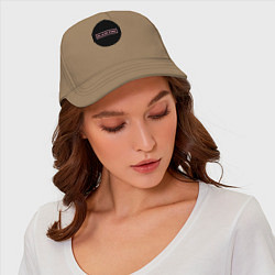 Бейсболка Black pink - logotype - group - South Korea, цвет: миндальный — фото 2