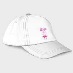 Бейсболка Барби Бафомет, цвет: белый