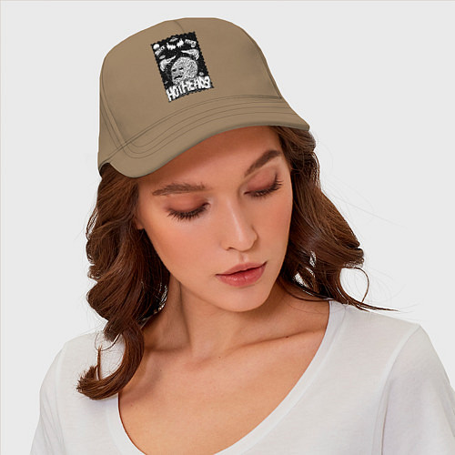 Бейсболка Горячие головы / Миндальный – фото 4