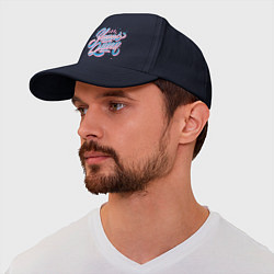 Бейсболка Yaaas queen, цвет: тёмно-синий — фото 2