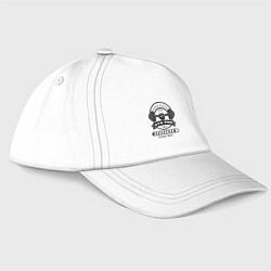 Бейсболка Зож время загружать свои мышцы, цвет: белый