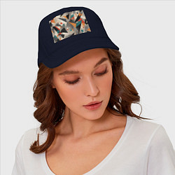 Бейсболка Отголоски конструктивизма, цвет: тёмно-синий — фото 2