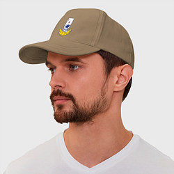 Бейсболка Космический покер, цвет: миндальный — фото 2