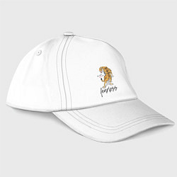 Бейсболка Тигр, цвет: белый