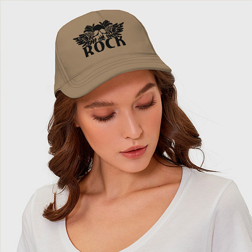 Бейсболка Rock Bang / Миндальный – фото 4