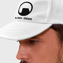 Бейсболка Black Mesa: Logo, цвет: белый — фото 2
