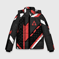 Куртка зимняя для мальчика CS:GO Cyrex Pattern, цвет: 3D-светло-серый