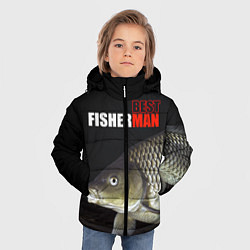 Куртка зимняя для мальчика The best fisherman, цвет: 3D-черный — фото 2