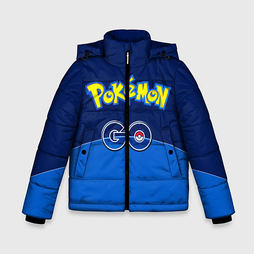 Зимняя куртка для мальчика Покеболл / 3D-Черный – фото 1