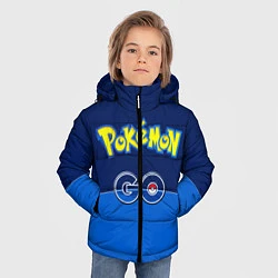 Куртка зимняя для мальчика Покеболл, цвет: 3D-черный — фото 2
