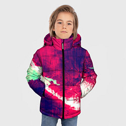 Куртка зимняя для мальчика Брызги красок, цвет: 3D-черный — фото 2
