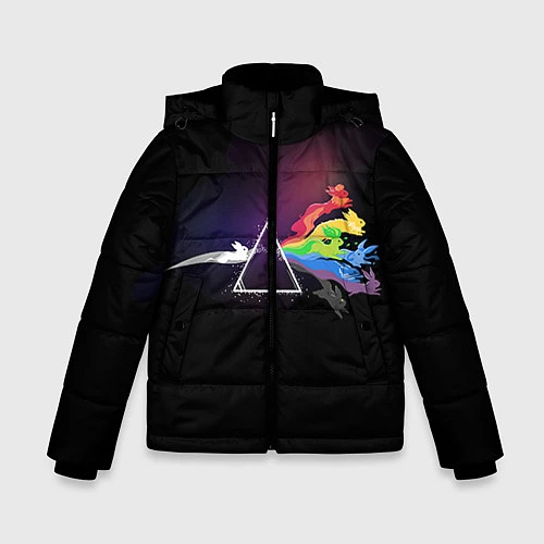 Зимняя куртка для мальчика Покемоны / 3D-Черный – фото 1