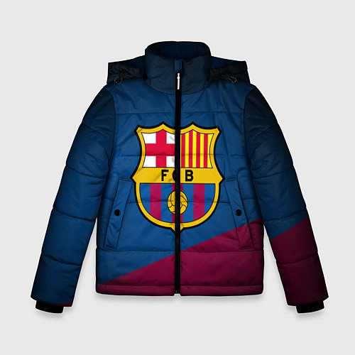 Зимняя куртка для мальчика FCB Barcelona / 3D-Черный – фото 1