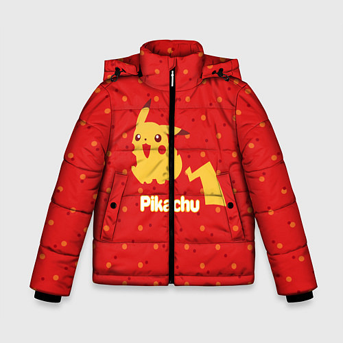 Зимняя куртка для мальчика Pikachu / 3D-Черный – фото 1