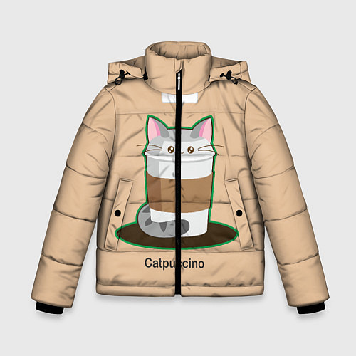 Зимняя куртка для мальчика Catpuccino / 3D-Черный – фото 1