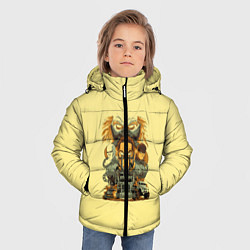 Куртка зимняя для мальчика Mad Max, цвет: 3D-черный — фото 2