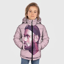 Куртка зимняя для мальчика LeBron James: Poly Violet, цвет: 3D-красный — фото 2