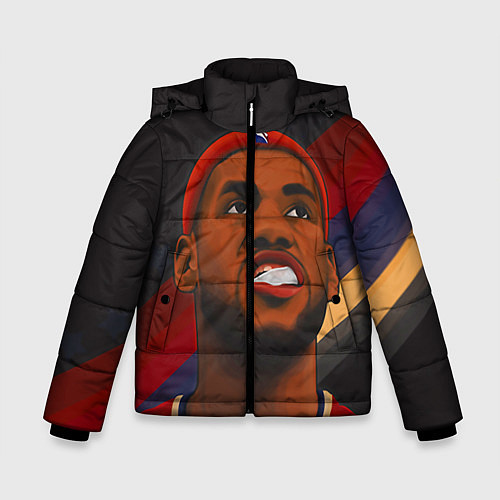 Зимняя куртка для мальчика LeBron Smile / 3D-Черный – фото 1