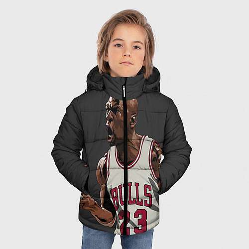 Зимняя куртка для мальчика Bulls 23: Jordan / 3D-Красный – фото 3