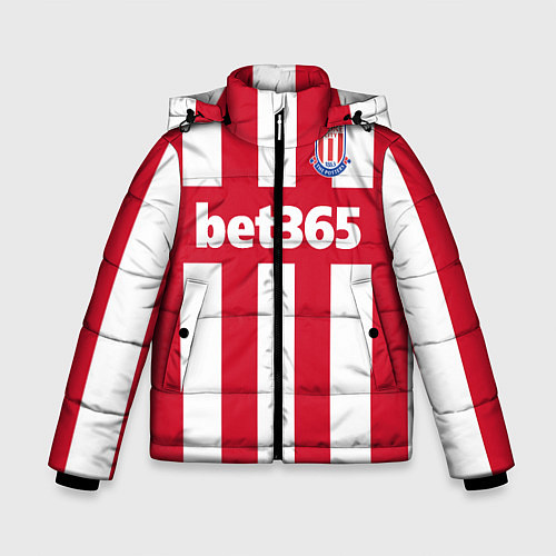 Зимняя куртка для мальчика Stoke City FC: Bet365 / 3D-Черный – фото 1