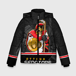 Куртка зимняя для мальчика Ottawa Senators, цвет: 3D-черный