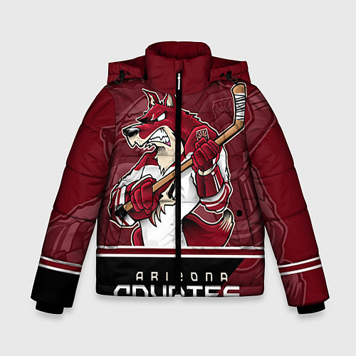 Зимняя куртка для мальчика Arizona Coyotes / 3D-Красный – фото 1