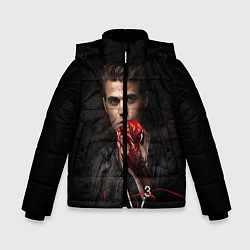 Куртка зимняя для мальчика Stefan Salvatore V3, цвет: 3D-черный