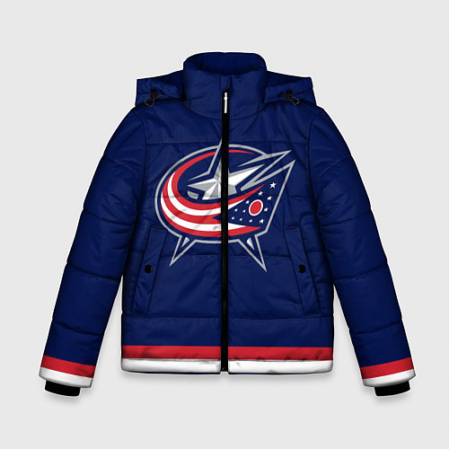 Зимняя куртка для мальчика Columbus Blue Jackets / 3D-Красный – фото 1