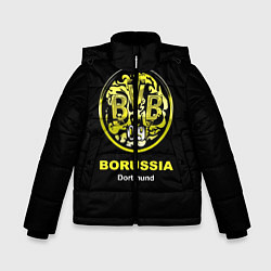 Куртка зимняя для мальчика Borussia Dortmund, цвет: 3D-светло-серый