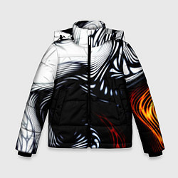 Куртка зимняя для мальчика Abrupt, цвет: 3D-черный