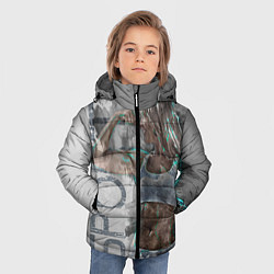 Куртка зимняя для мальчика Фитоняшка, цвет: 3D-светло-серый — фото 2