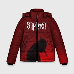 Куртка зимняя для мальчика Slipknot Shadows, цвет: 3D-черный