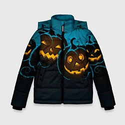 Куртка зимняя для мальчика Halloween3, цвет: 3D-светло-серый