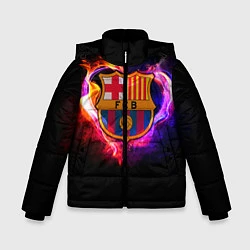 Куртка зимняя для мальчика Barcelona7, цвет: 3D-черный