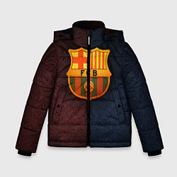 Куртка зимняя для мальчика Barcelona8, цвет: 3D-черный