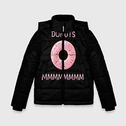 Куртка зимняя для мальчика Donuts, цвет: 3D-черный