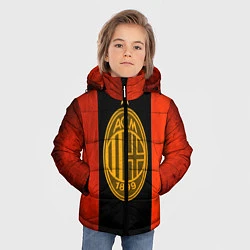 Куртка зимняя для мальчика Milan5, цвет: 3D-черный — фото 2