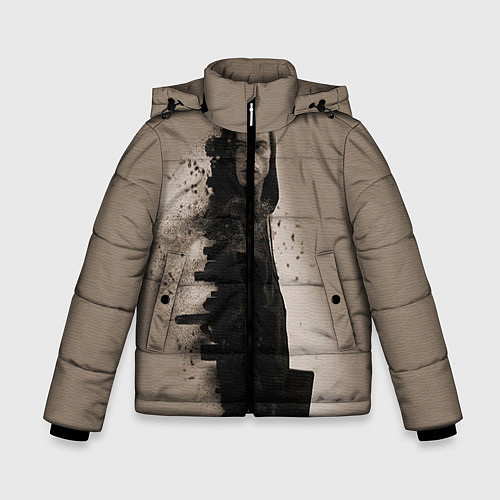 Зимняя куртка для мальчика Мистер робот 7 / 3D-Черный – фото 1