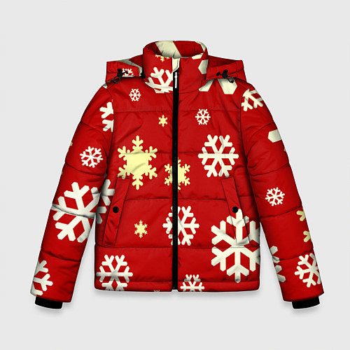 Зимняя куртка для мальчика Snow / 3D-Черный – фото 1