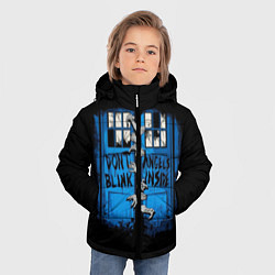 Куртка зимняя для мальчика Будка доктора, цвет: 3D-черный — фото 2