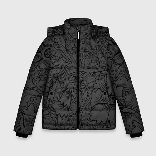 Зимняя куртка для мальчика Пылания страсти / 3D-Черный – фото 1