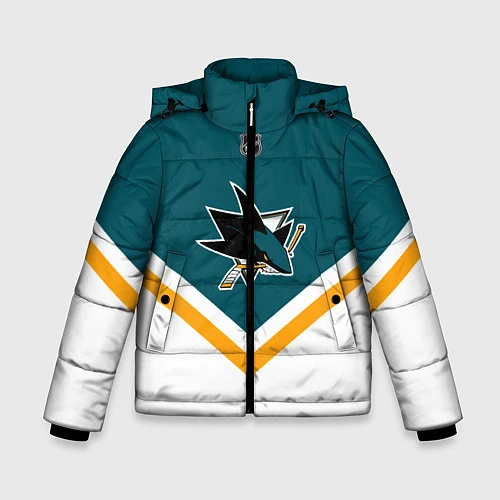 Зимняя куртка для мальчика NHL: San Jose Sharks / 3D-Черный – фото 1