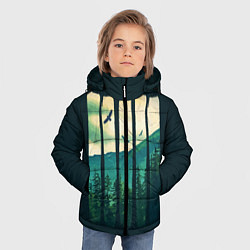 Куртка зимняя для мальчика Green Life, цвет: 3D-красный — фото 2