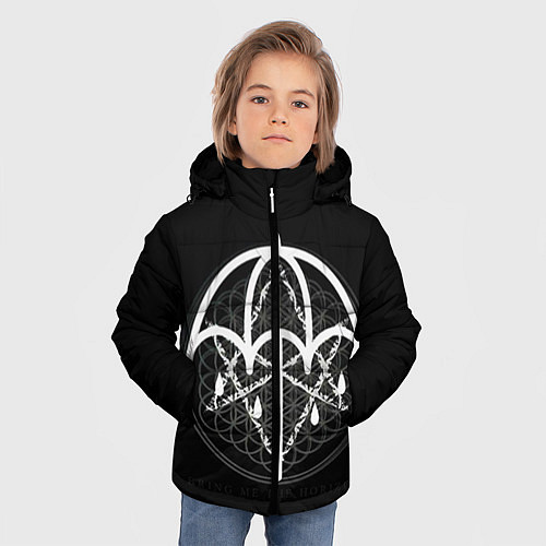 Зимняя куртка для мальчика BMTH: Rain Symbol / 3D-Красный – фото 3