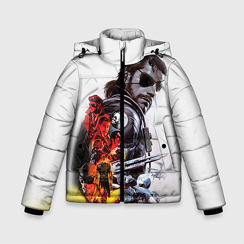 Зимняя куртка для мальчика Metal gear solid 2 / 3D-Черный – фото 1