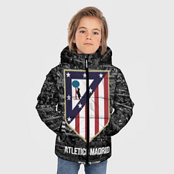 Куртка зимняя для мальчика Атлетико Мадрид, цвет: 3D-светло-серый — фото 2