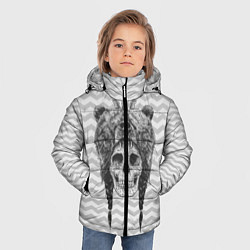 Куртка зимняя для мальчика Мертвый шаман, цвет: 3D-светло-серый — фото 2