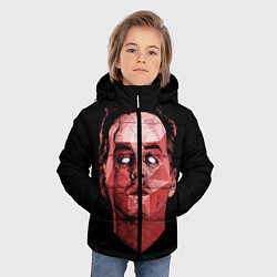 Куртка зимняя для мальчика Dark Moriarty, цвет: 3D-светло-серый — фото 2
