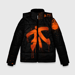 Куртка зимняя для мальчика Fnatic: Black collection, цвет: 3D-черный