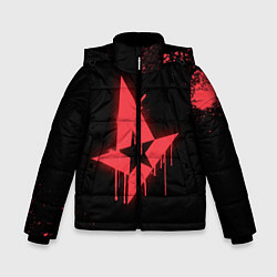Куртка зимняя для мальчика Astralis: Black collection, цвет: 3D-черный